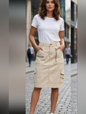 Buffalo David Bitton Cargo skirt size 29. 100% Cotton.